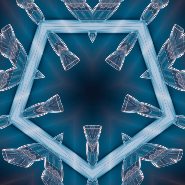 kaleidoscope, abstract, seamless pattern, graphic design, glass glasses