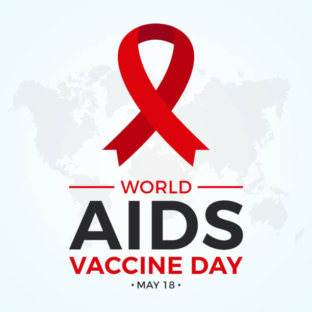 world aids vaccine day. vector banner, poster, card and background for aids vaccine - world aids day stock illustrations