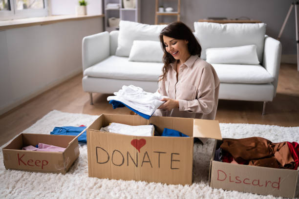 istock Donating Decluttering And Cleaning Up Wardrobe 1393065534