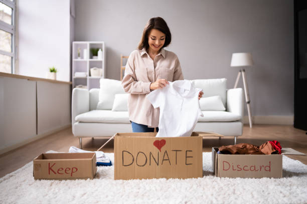 istock Donating Decluttering And Cleaning Up Wardrobe 1393065536
