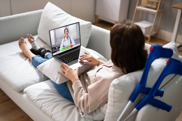 istock Patient Watching Online Video Consultation 1393065583