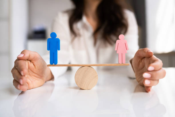 istock Equal Gender Balance And Parity 1393065809