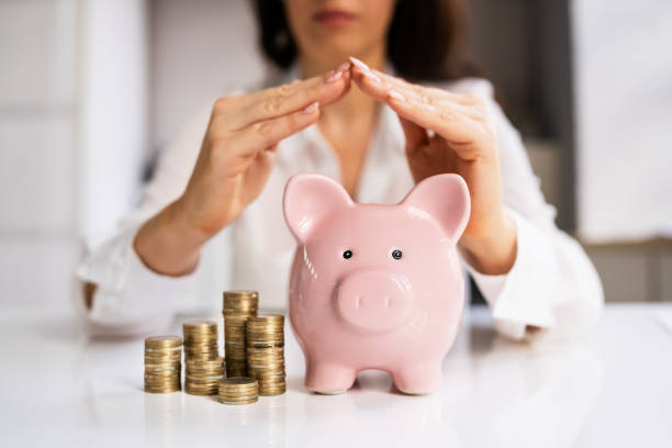 istock Save Money And Insurance. Increasing Tax 1393065811