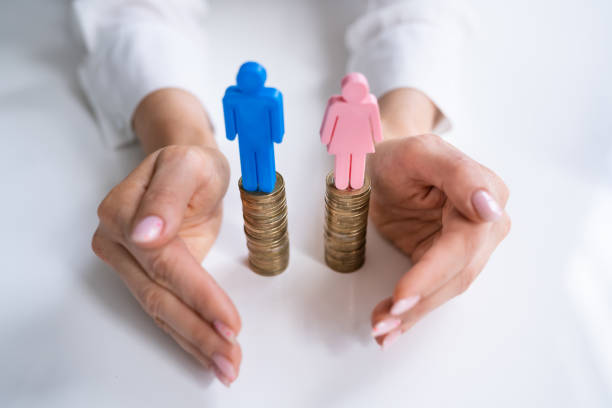 istock Equal Gender Salary. No Wage Gap 1393065819