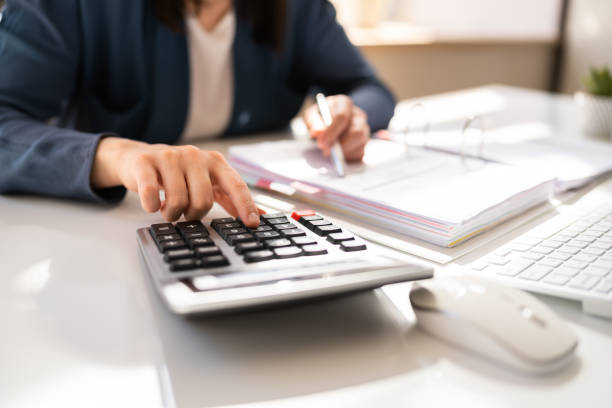 istock Professional Accountant Woman In Office 1393066905