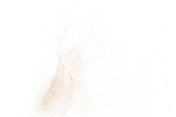 взрыв абстрактного песка - sand dune audio stock illustrations