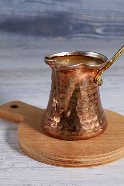istock Turkish coffee pot on the table 1393088261