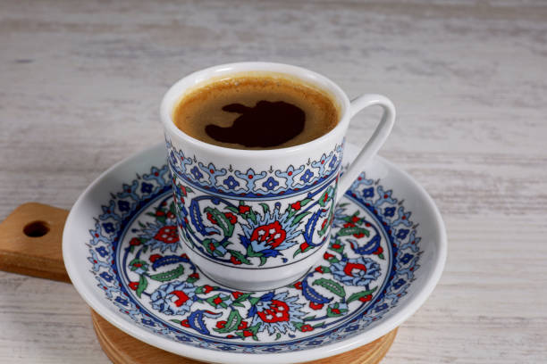 istock a cup of Turkish coffee on the table 1393088450