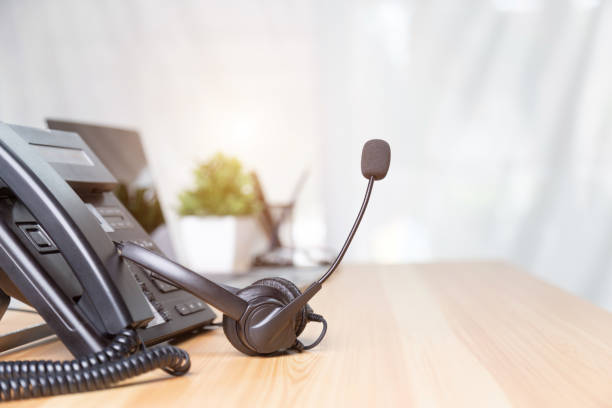 istock Communication support, call center and customer service help desk.for (call center) concept 1393098491
