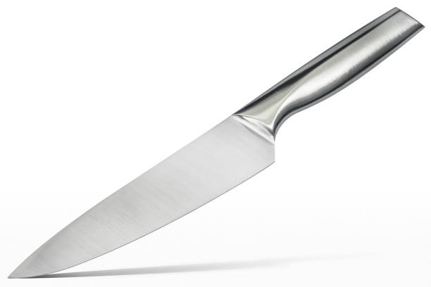 istock Kuhn Rikon Stainless Steel Kitchen Chef's Knife (Editorial) 1393108643