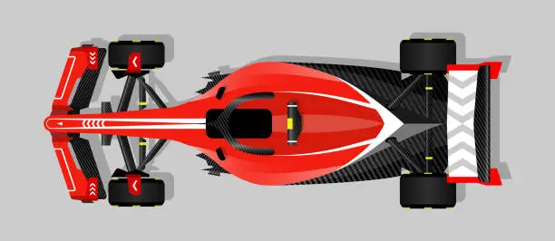 Vector illustration of Racing sport car racing bolid illustration vector