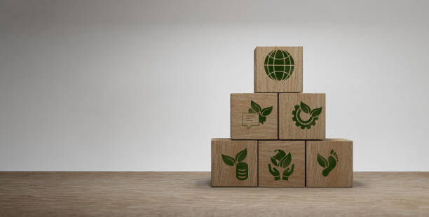 istock Net Zero and Carbon Neutral Concepts Net Zero Emissions Goals A climate-neutral long-term strategy wooden blocks concept 3D Render 1393112909