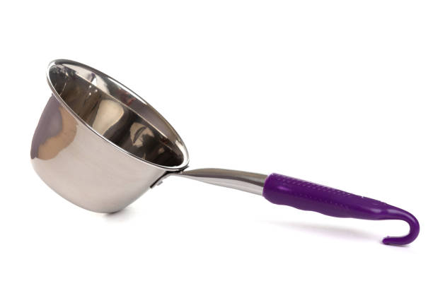 istock metal scoop ladle with purple rubberized handle 1393113838
