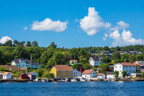 istock View to the city Arendal in Norway 1393116421