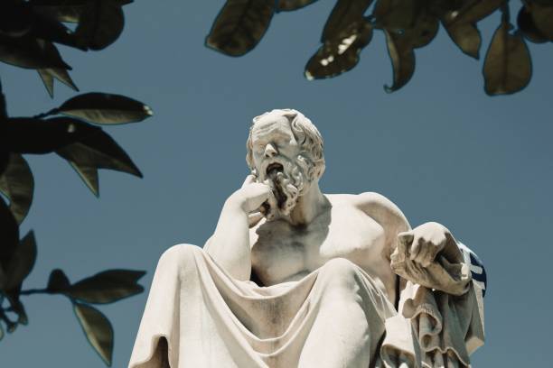 istock Statue of the ancient Greek philosopher Socrates 1393122680