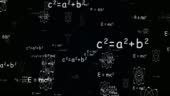 Math Formula Animation Loop Loop Animation Of Maths And Physics Formulas Flying Loop Animation ...
