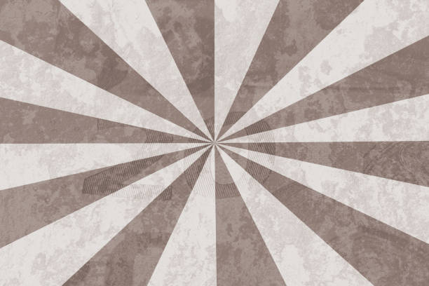 Digitally created orange sunbeam background