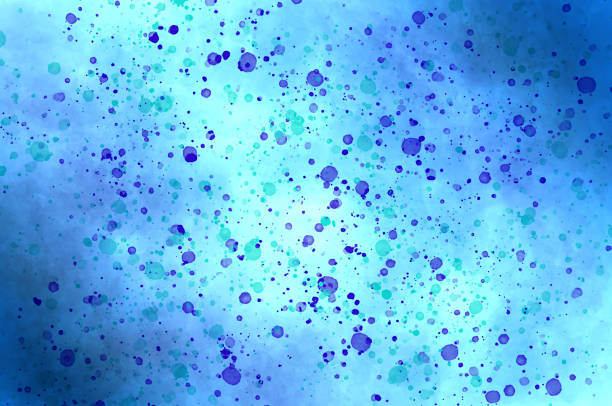 istock Blue gradient watercolor background design abstract cloudy or smoke grunge mottled texture with bright color splash and turquoise green purple paint drops stained pattern in textured paper backdrop 1393134249