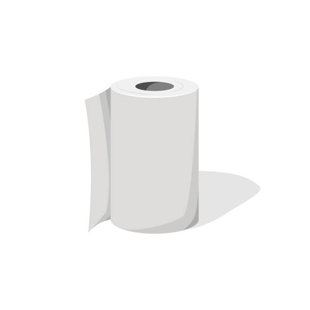Paper Towel Icon. Scalable to any size. Vector illustration EPS 10 file. paper towel stock illustrations