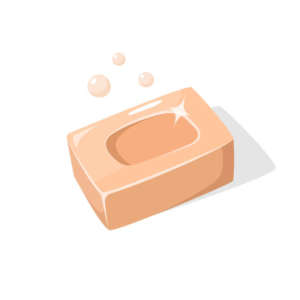 seife icon flat design. - seife stock-grafiken, -clipart, -cartoons und -symbole
