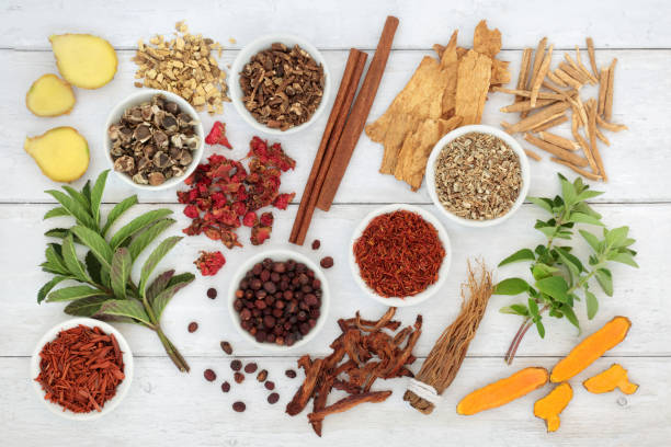 istock Fresh and Dried Herbs and Spices for Immune Boost 1393142392