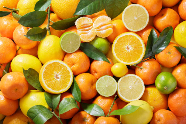 istock fresh citrus fruits as background 1393147266