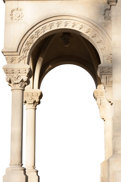 istock vintage arches and columns with architectural ornaments 1393155910