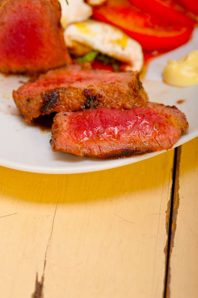 beef filet mignon grilled with vegetables