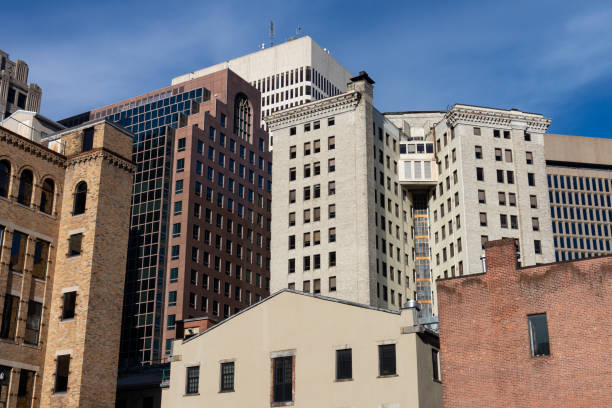 istock Office Buildings and Skyscrapers in Downtown Providence Rhode Island 1393168449
