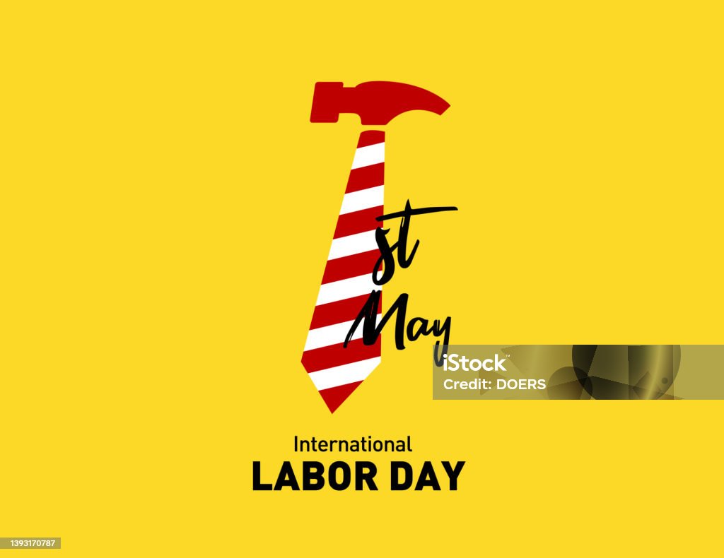 Happy Labor Day concept - 免版稅幸福圖庫向量圖形