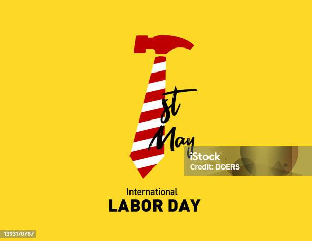 Happy Labor Day Concept向量圖形及更多幸福圖片 - 幸福, 事件, 五月