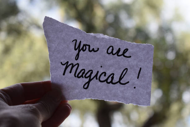 istock You are magical uplifting encouraging positive hand written message note 1393176253