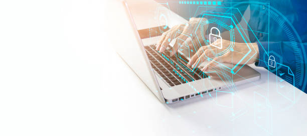 istock The concept of safety systems within the organization is confident in the work.,Security login to access important business information.system check 1393176485