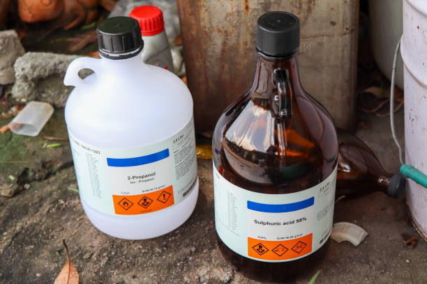 istock Chemical waste from the industry or laboratory 1393176639