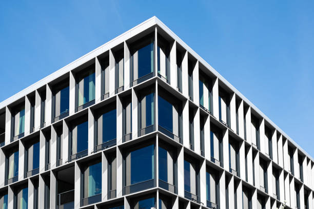 istock modern office building facade, corporate real estate exterior - 1393187058