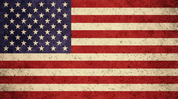 istock USA American flag background. Grunge texture flag. 1393192711