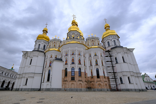 Dormition Cathedral in the Pechersk Lavra Monastery Complex - Kyiv, Ukraine