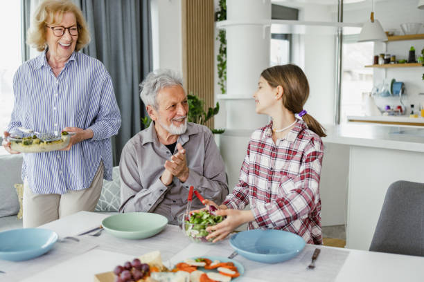 istock Grandmother made a homemade meal 1393196247