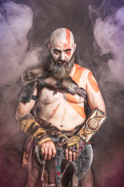 istock COSPLAY SESSION. PORTRAIT OF THE WARRIOR. 1393201785