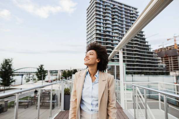 istock Businesswoman taking a break after a long day of work 1393205165