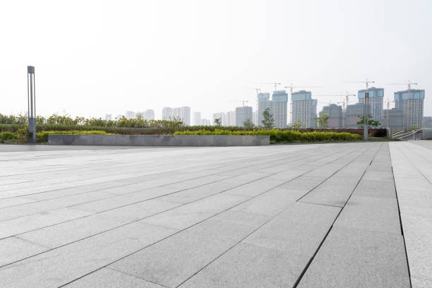 istock The empty squares of modern cities 1393232799
