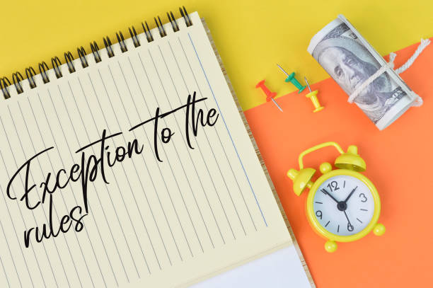 Exception Image 20+ Rule Exceptions Stock Photos, Pictures & Royalty-Free Images - iStock
