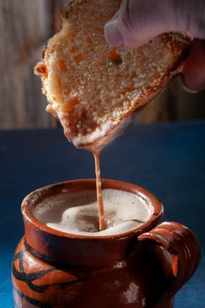 istock Sweet bread in chocolate or coffee 1393248843