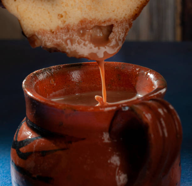 istock Sweet bread in chocolate or coffee 1393248853