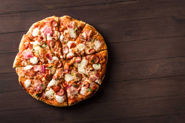 istock Bacon and Sausage Meat Lovers Pizza 1393265748