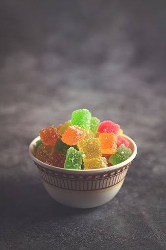 Colorful and happy variety of sweets and candies that are the delight of children and adults.