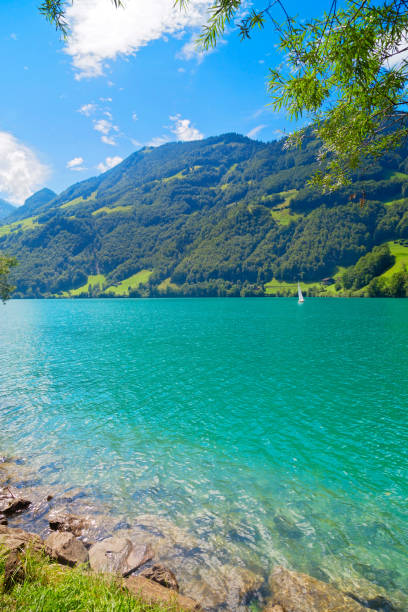 istock Lungernsee in the Alps, Switzerland 1393280500