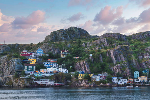 istock Sunset in Battery, St John's, Newfoundland 1393285933