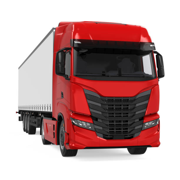 istock Semi-trailer Truck Isolated 1393293766