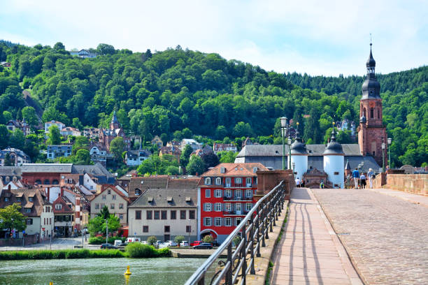 istock Old Bridge in Heidelberg 1393298634